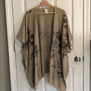Kimono- cachemire and wool. One size